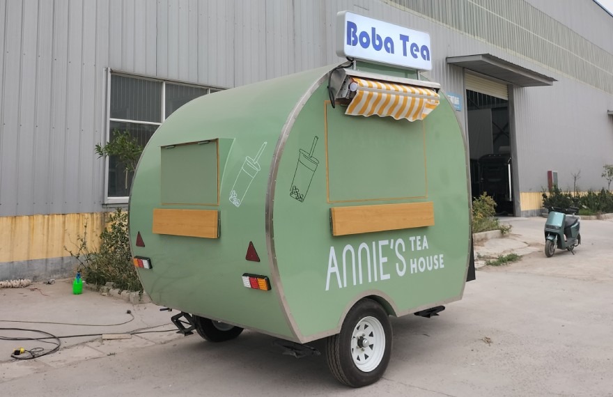 custom built bubble tea trailer for sale